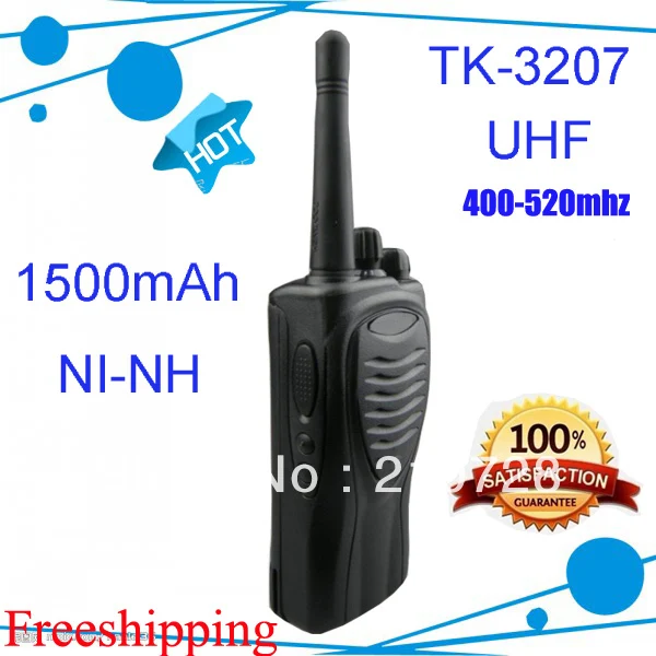 3 шт./лот DHL freeshipping горячей профессиональный tk3207 двухстороннее радио UHF 400-520 МГЦ