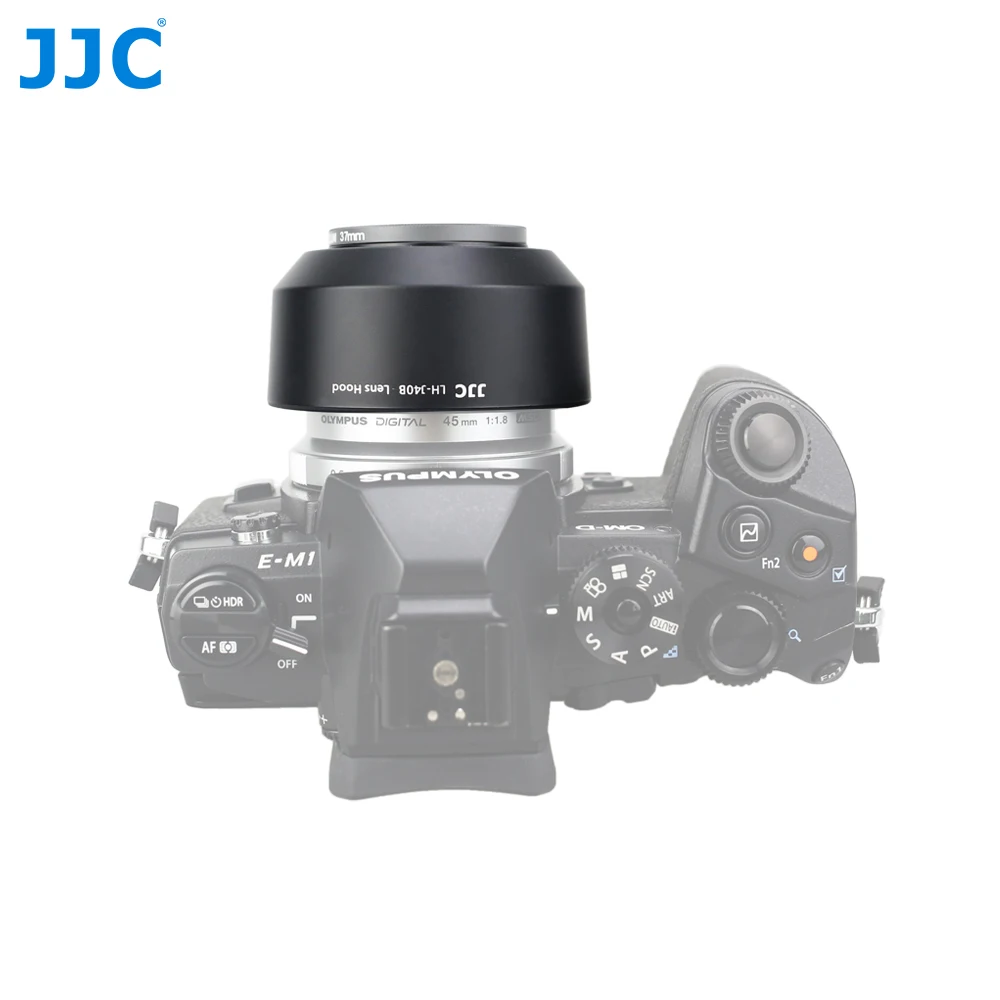 Камера JJC объектив Резьбовая бленда 37 мм для объектива Olympus M. ZUIKO DIGITAL 45 мм 1:1. 8
