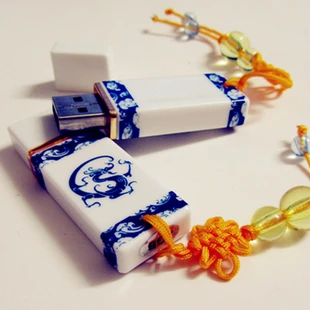 Usb 128 ГБ синий и белый фарфор модный керамический флеш накопитель usb 3 0 в подарок