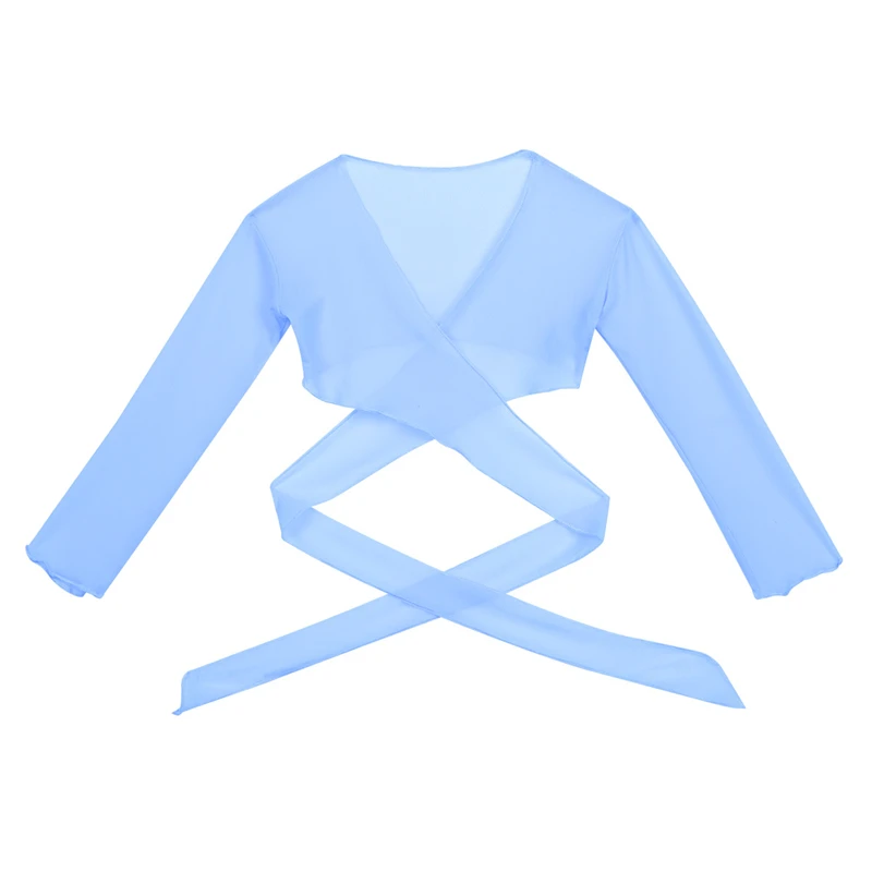 Балетный трико для девочек гимнастический куртка с длинным рукавом свитер
