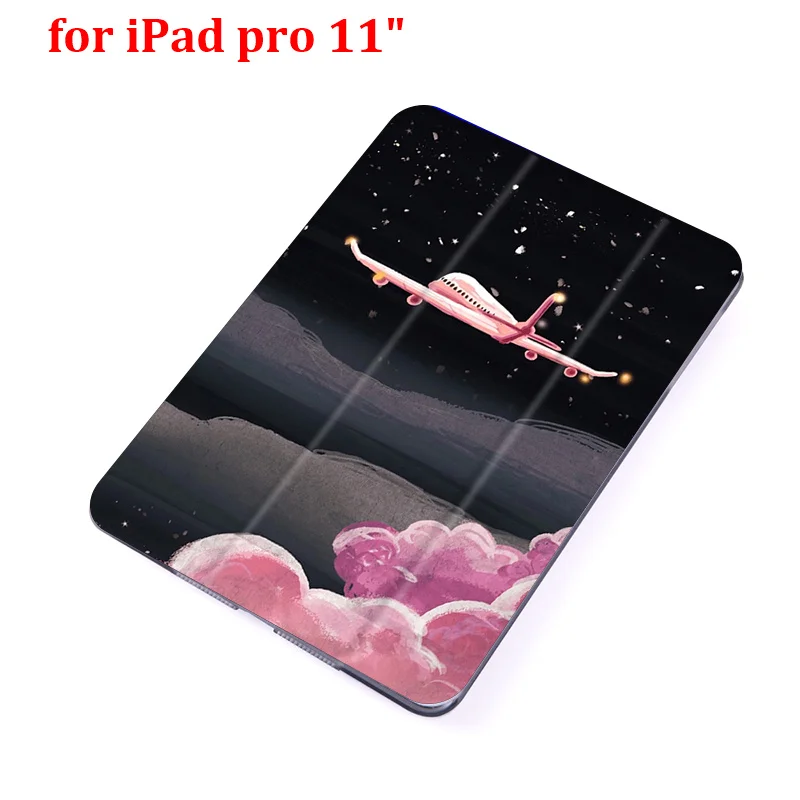 for pro 11 inch Чехол-книжка для iPad Pro 9," 10,5" 1" 12,9" из искусственной кожи с изображением ночного неба для планшета, складной чехол-книжка - Цвет: for pro 11 inch