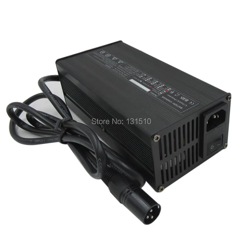 5 шт., 360W 72V 4A литий зарядное устройство выход 84V 4A литий-ионный аккумулятор зарядное устройство XLRM Порты и разъёмы используется в течение 72V 20S Электрический велосипед батареи