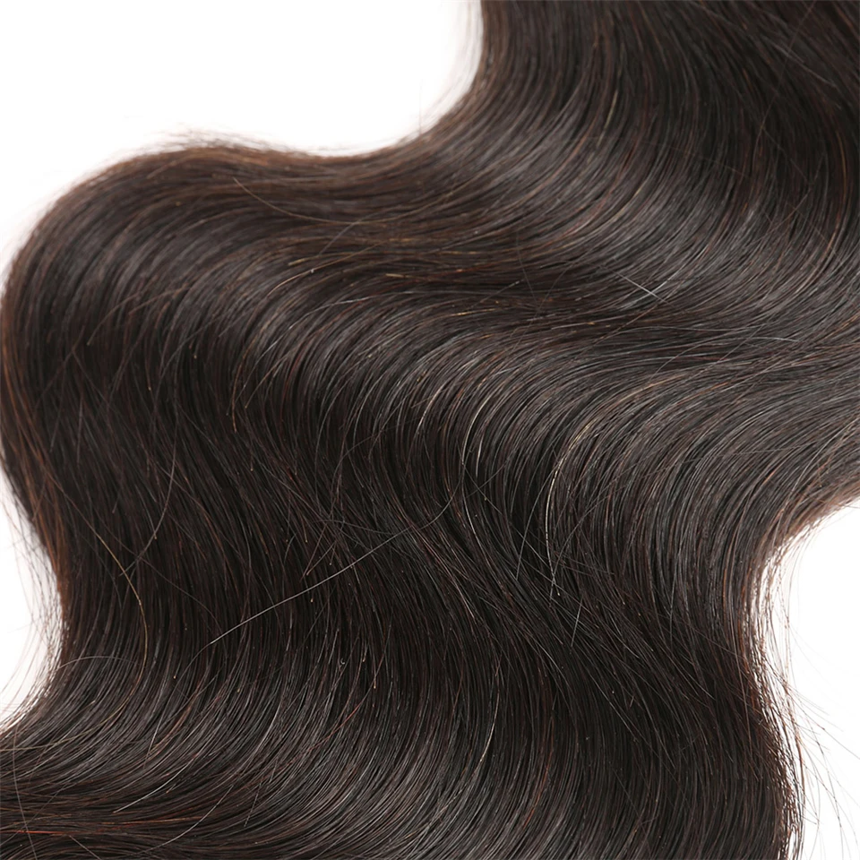 Гладкие бразильские человеческие волосы Remy 1 шт. без уток волнистые плетеные от 10