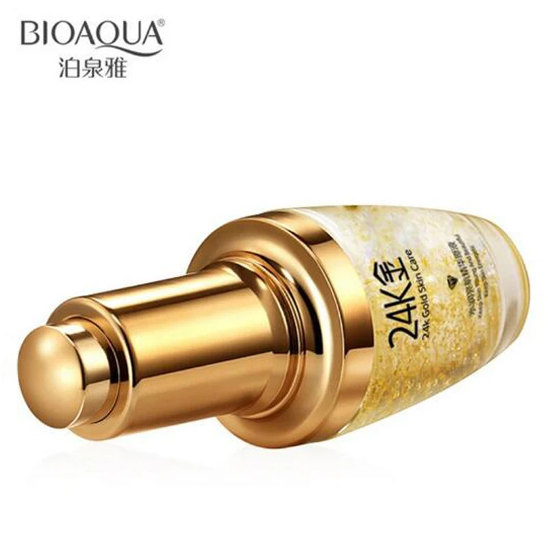 BIOAQUA 24 K Gold крем для лица суть дневной против морщин Антивозрастная коллагеновая