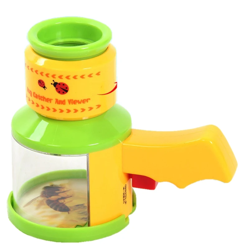 

Детская игрушка ловушка для насекомых зритель научно-исследовательский микроскоп детский сад обучающее игрушечное увеличительное стекло ...