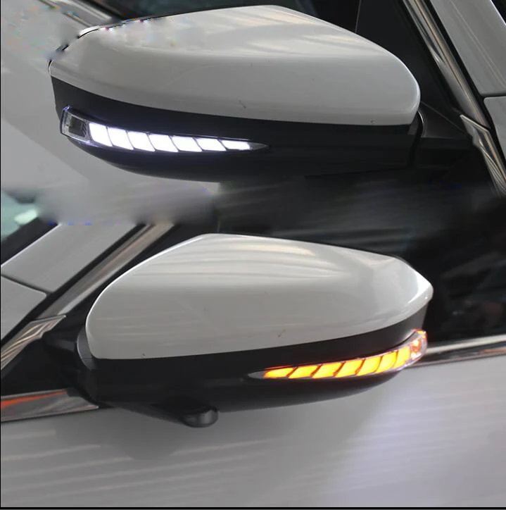 Динамический автомобильный Стайлинг для Honda Civic mirror light 10th автомобильные аксессуары противотуманная фара Civic светодиодный DRL Дневной свет