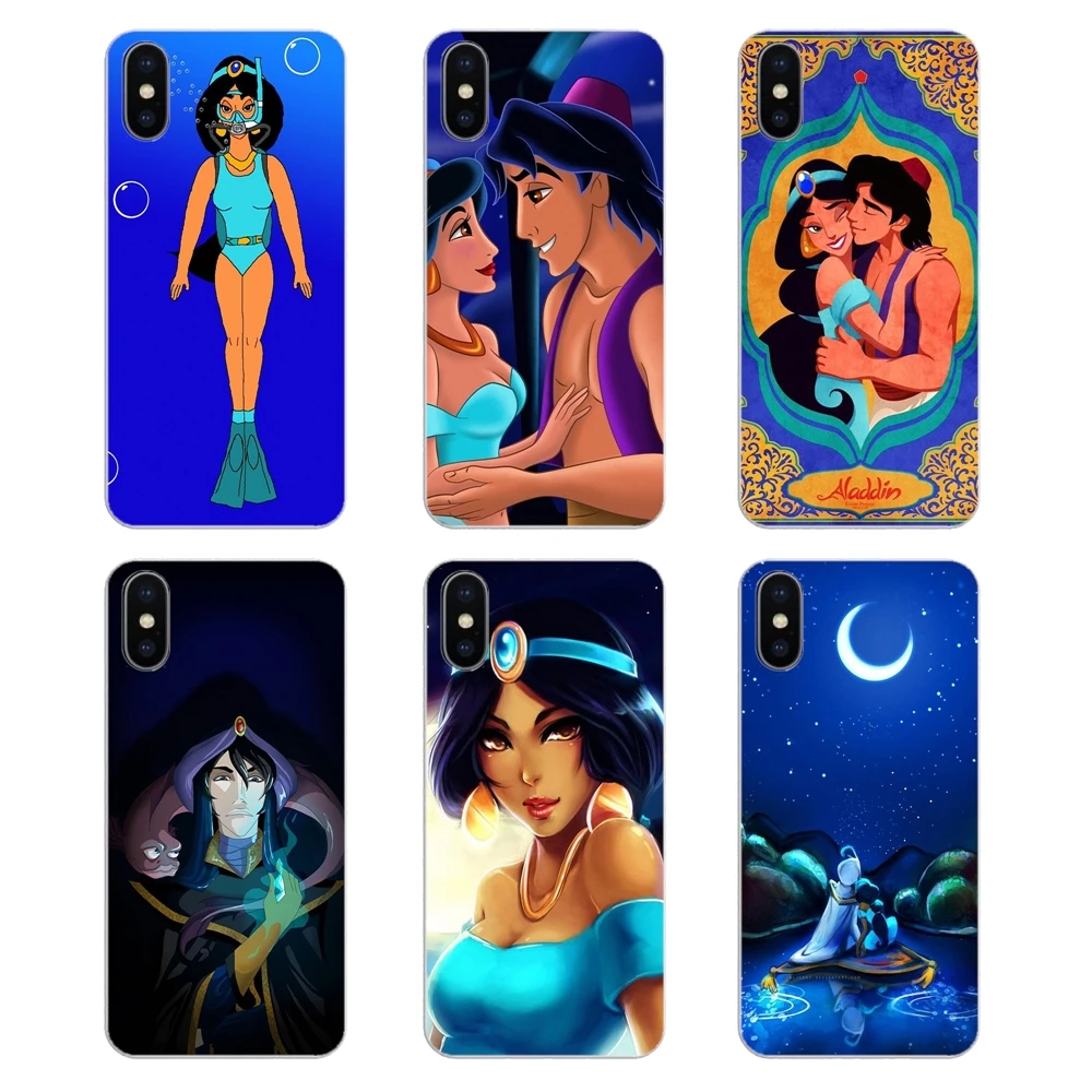 Capa Aladdin and Princess Jasmine Cell Phone Case Cover For Xiaomi Redmi 4 3 3S Pro Mi3 Mi4 Mi4i Mi4C Mi5 Mi5S Mi Max Note 2 |
