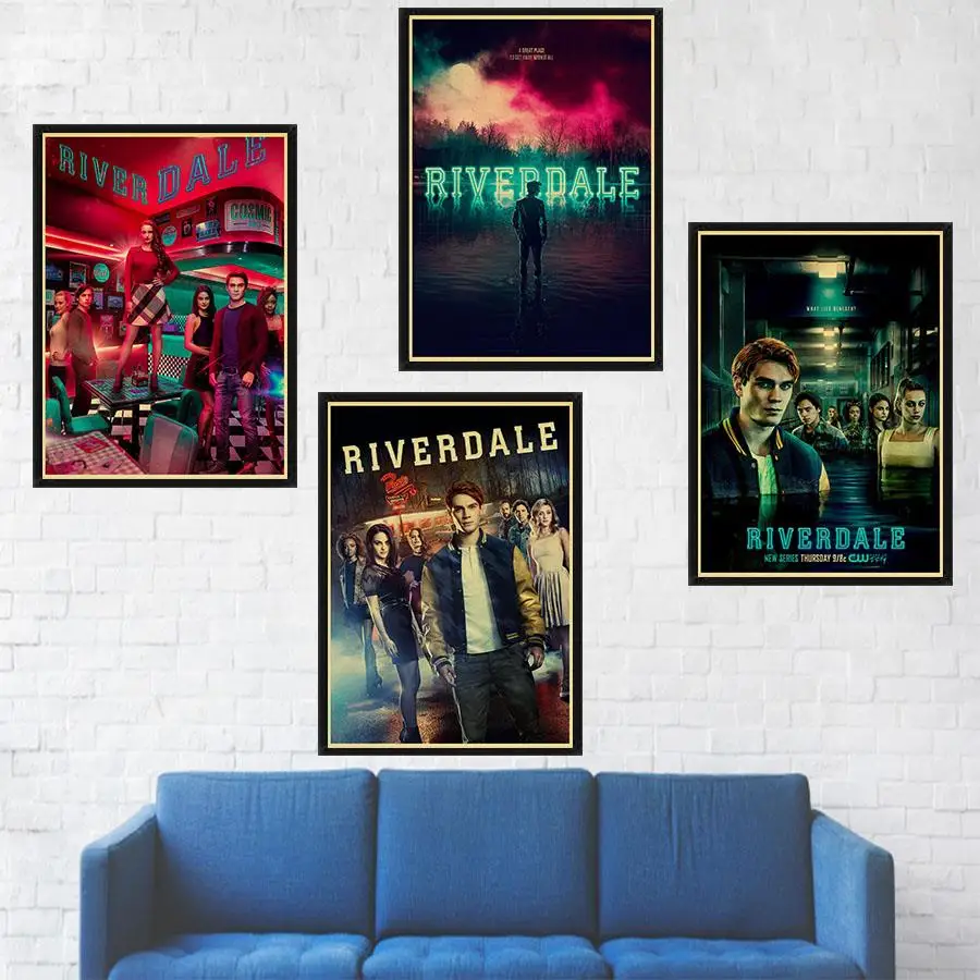 Сериал для ТВ-шоу, приписка к ответственности, ривердейл, Ретро плакат, печать на крафтовой бумаге, живопись для дома, Настенная декоративная живопись постер