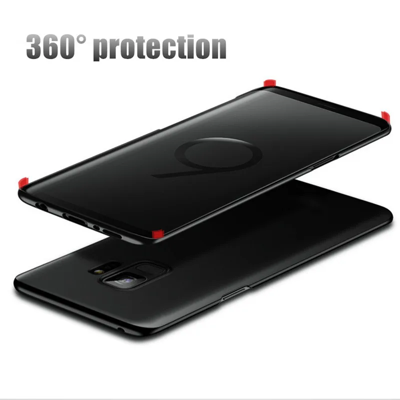 Ультратонкий Жесткий чехол для Samsung S9/S9 plus тонкий защитный задней панели Galaxy S8 S7edge
