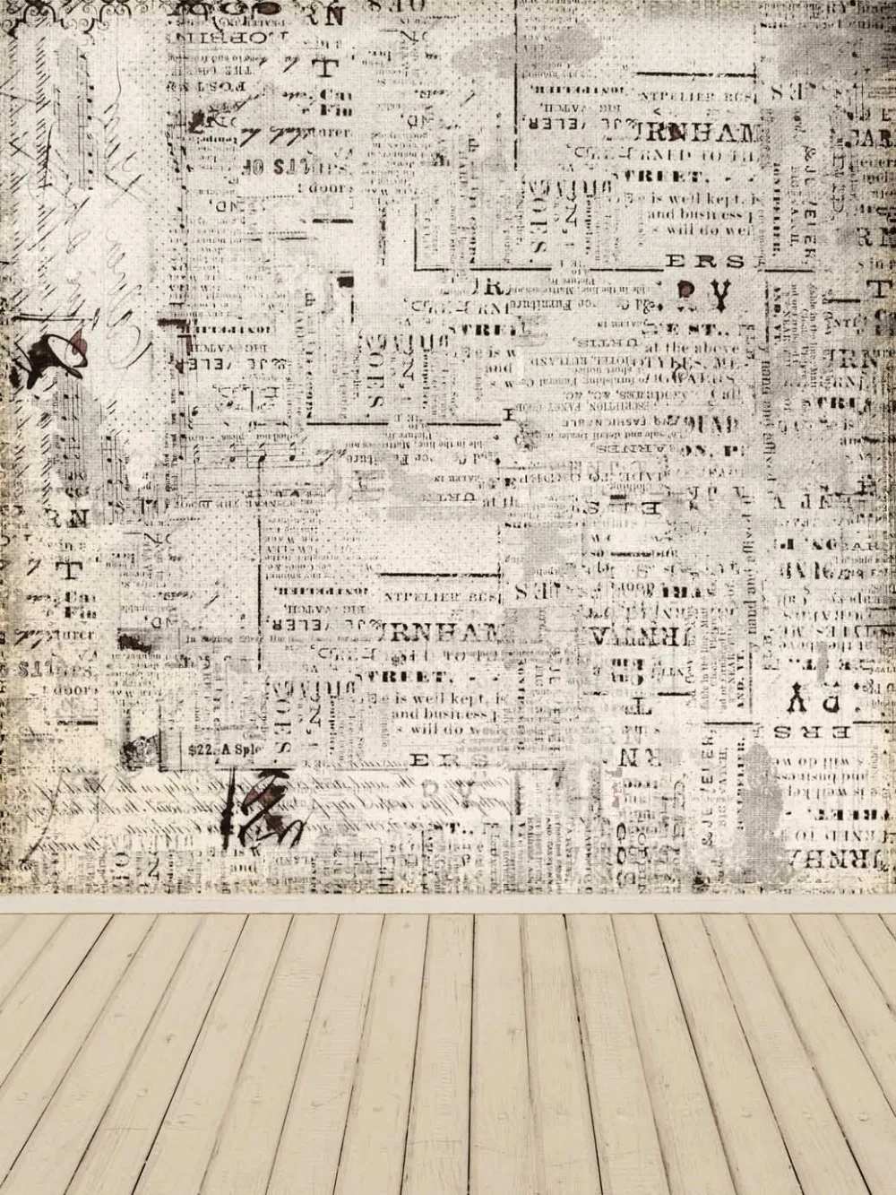 

Printed Picture Background Vinyl Photography Wood Floor Custom Kids Portrait Photo Backdrops For Studio