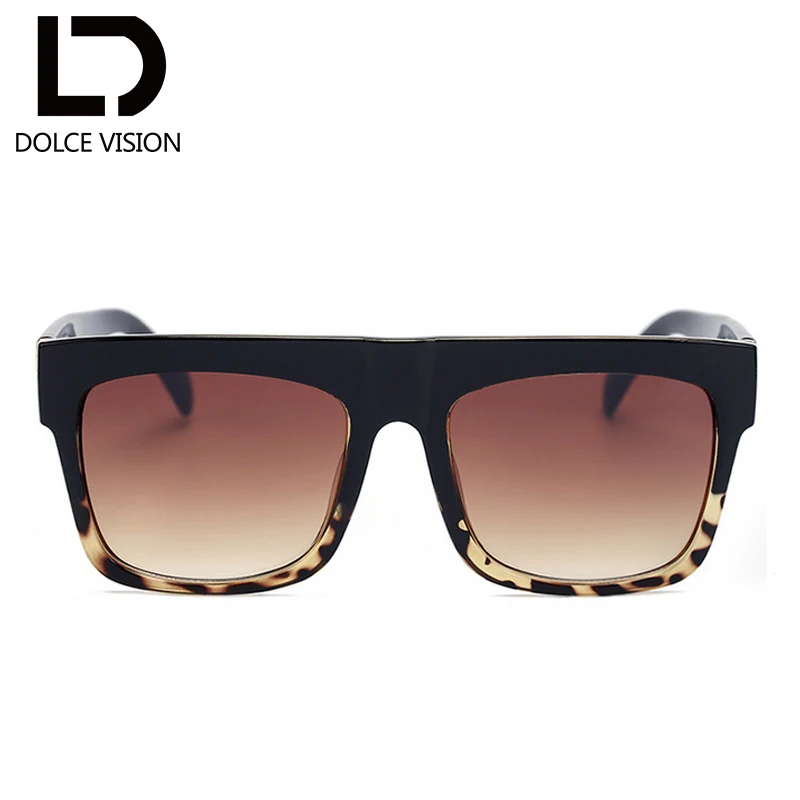 Мужские и женские солнцезащитные очки в черной оправе с заклепками квадратным