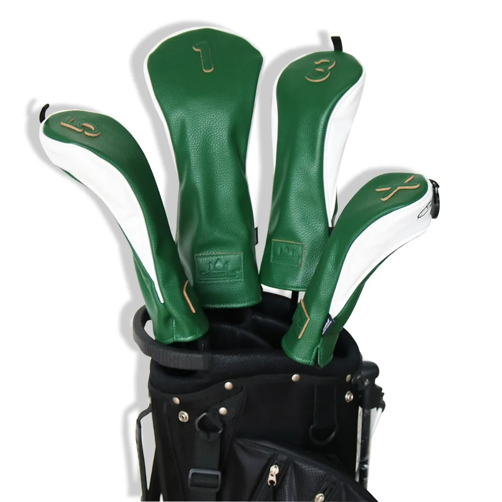 

Craftsman зеленый/белый премиун 3D модель гольф деревянный головной убор водителя Fairwary дерево UT утилита спасательные головные уборы