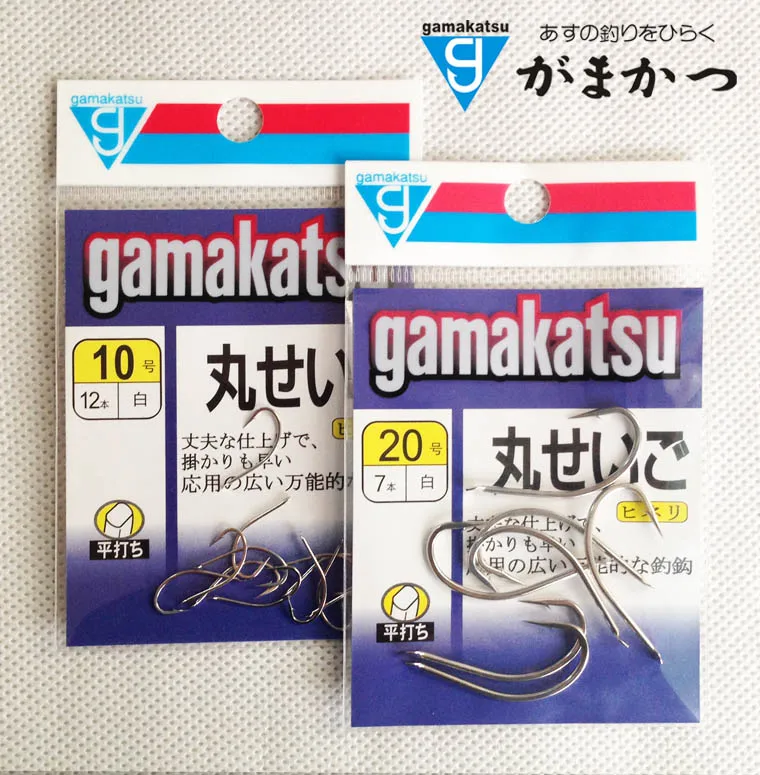 Японский импортный Gamakatsu Катц крючок гамма Katz с зазубринами (белый)|barbed hook|hook