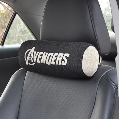 SHTZ011 Avengers Мультфильм Marvel Мстители подголовник сиденья автомобиля для шеи отдыха подушки Авто твердые милые подушки набор Пены Памяти автомобилей Аксессуары - Цвет: SHTZ011 Avengers
