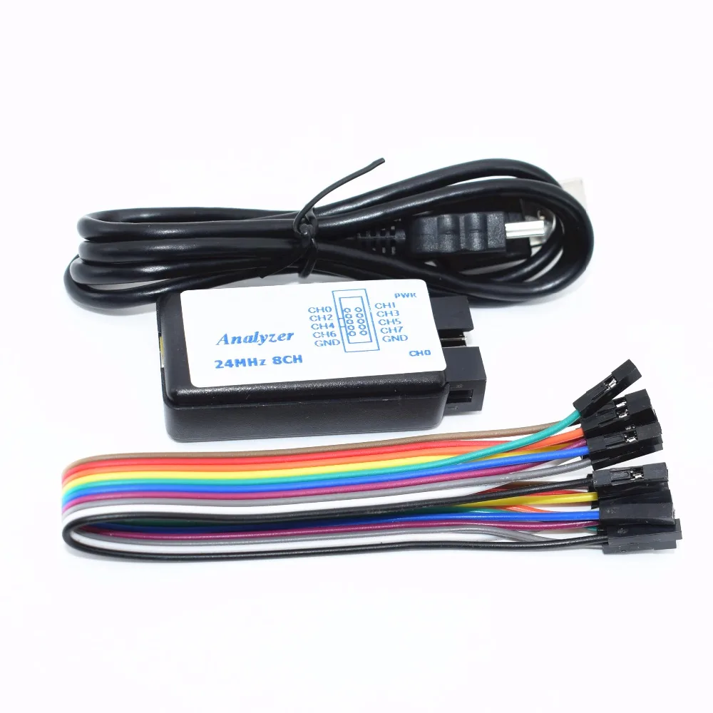 Thinary electronic 1 шт. USB логический анализатор 24 м 8CH MCU ARM FPGA DSP инструмент для