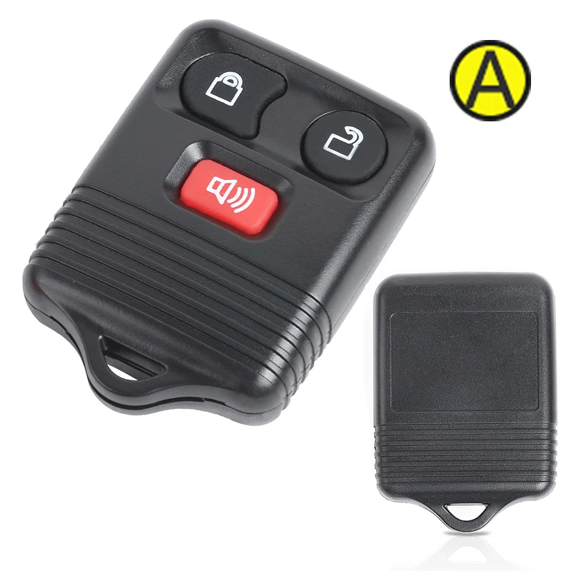 KEYECU 1x / 2x для Lincoln Mazda Mercury Ford Edge Escape Escort автомобильный чехол ключей Fob 3 кнопки FCC: