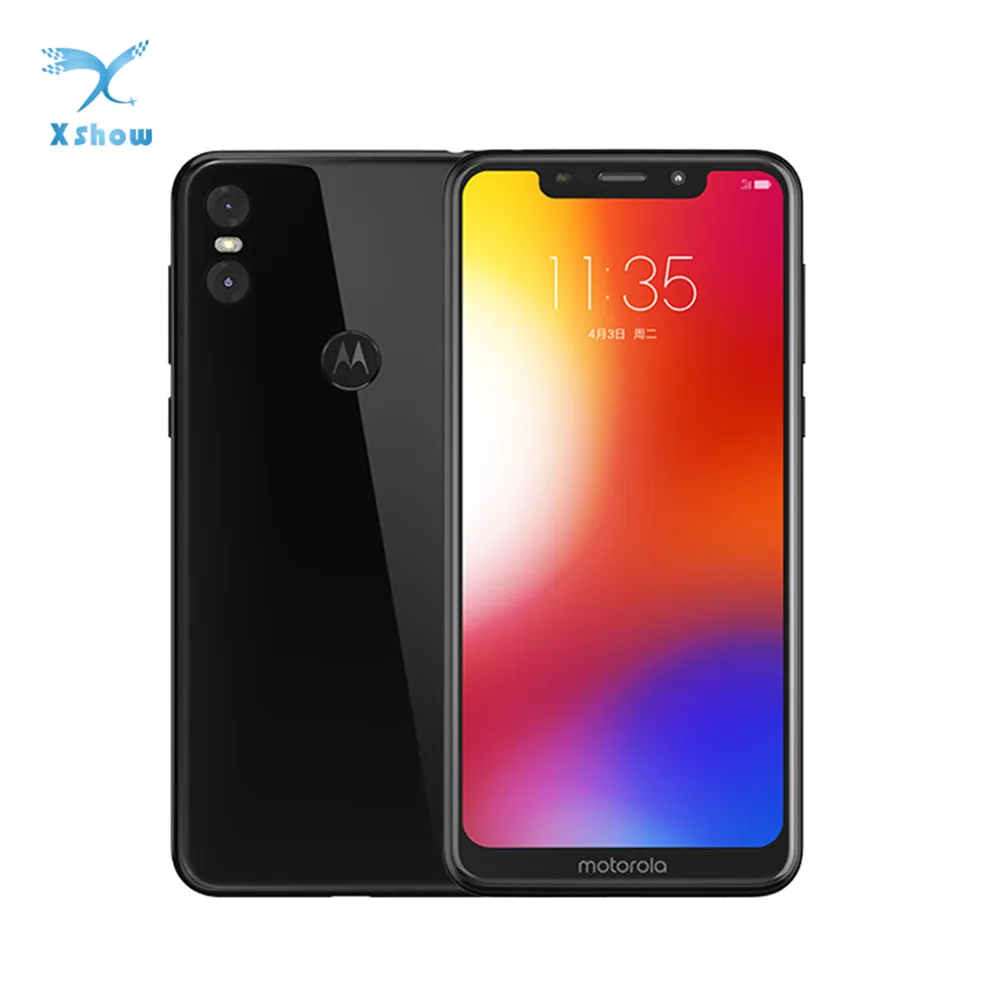 Мобильный телефон MOTO P30 Play с глобальной прошивкой, 4 Гб ОЗУ, 64 Гб ПЗУ, 5,88 дюймов, 13 МП+ 2 МП, 3000 мА/ч, Смартфон Snapdragon 625 с функцией распознавания отпечатков пальцев