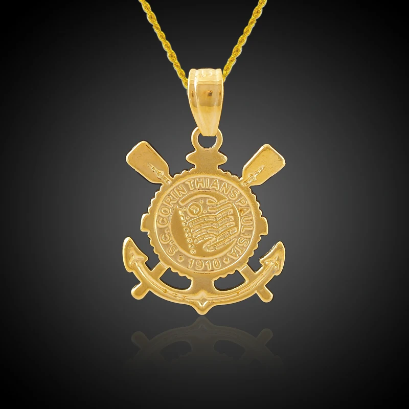 Пираты Карибского моря якорь кулон Цепочки и ожерелья Для мужчин Jewelry Мода золото