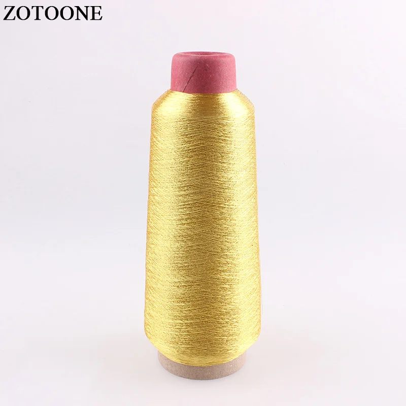 ZOTOONE 3500 м/рулон DMC нить металлик DIY швейная ткань аксессуары для одежды вышивка Золотые Нитки для шитья устройство для поделок