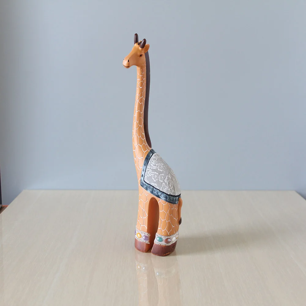 Полимерная статуя животного BUF домашнее украшение фигурка талисмана оленя