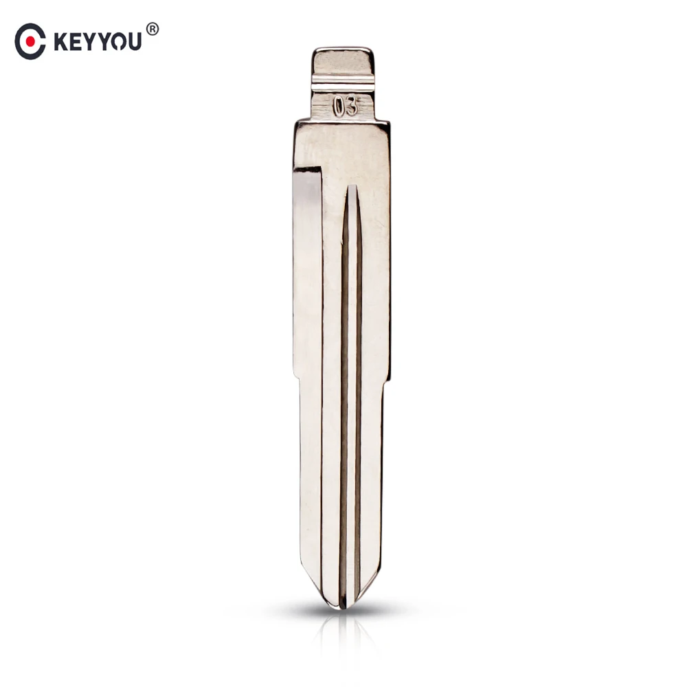 

KEYYOU #03 Metal Blank Uncut Key Blade For Honda Accord Mileage Haval Old Civic Buick Triumph Replacement Blade