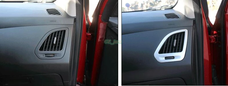 2 шт./компл. стайлинга автомобилей ABS Хромированная Автомобильная внутренняя