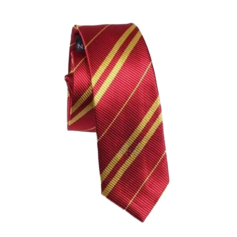 Gryffindor Slytherin Ravenclaw Hufflepuff взрослый ребенок косплей костюм галстук галстуки в студенческом стиле для мальчиков и девочек школьные вечерние галстуки - Цвет: Gryffindor