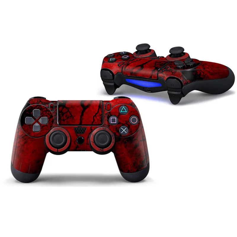 Красная кровяная Защитная крышка наклейка для PS4 контроллер кожи Playstation 4