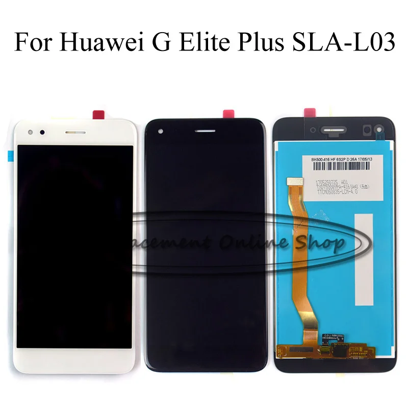 Черный/белый/золотистый 5 0 дюйма новый для Huawei G Elite Plus SLA L03 полный ЖК дисплей +