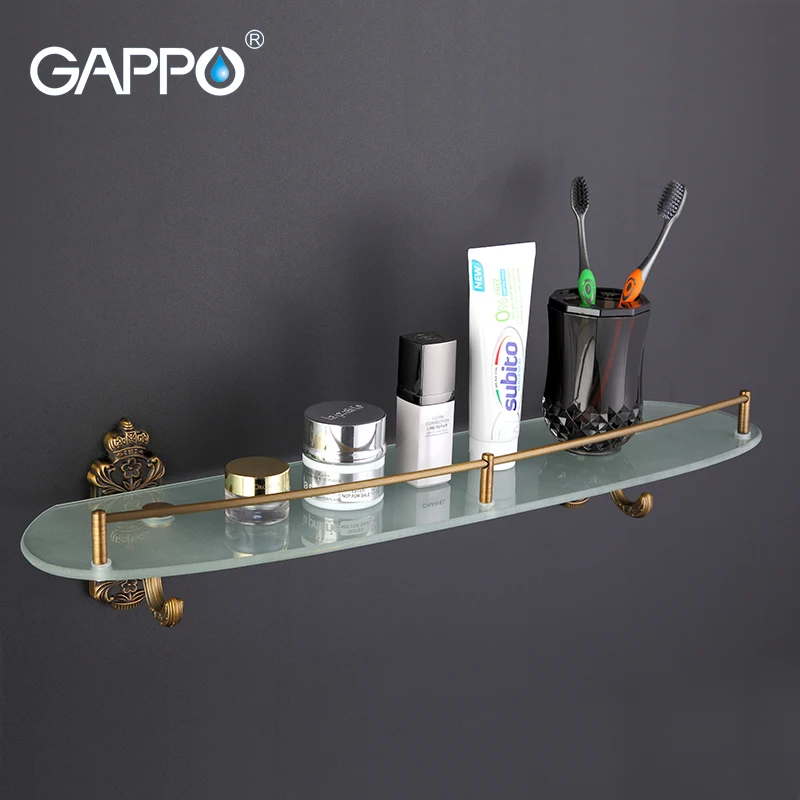 Настенные полки GAPPO GA3607 для ванной комнаты 1 комплект|Полки ванной| |