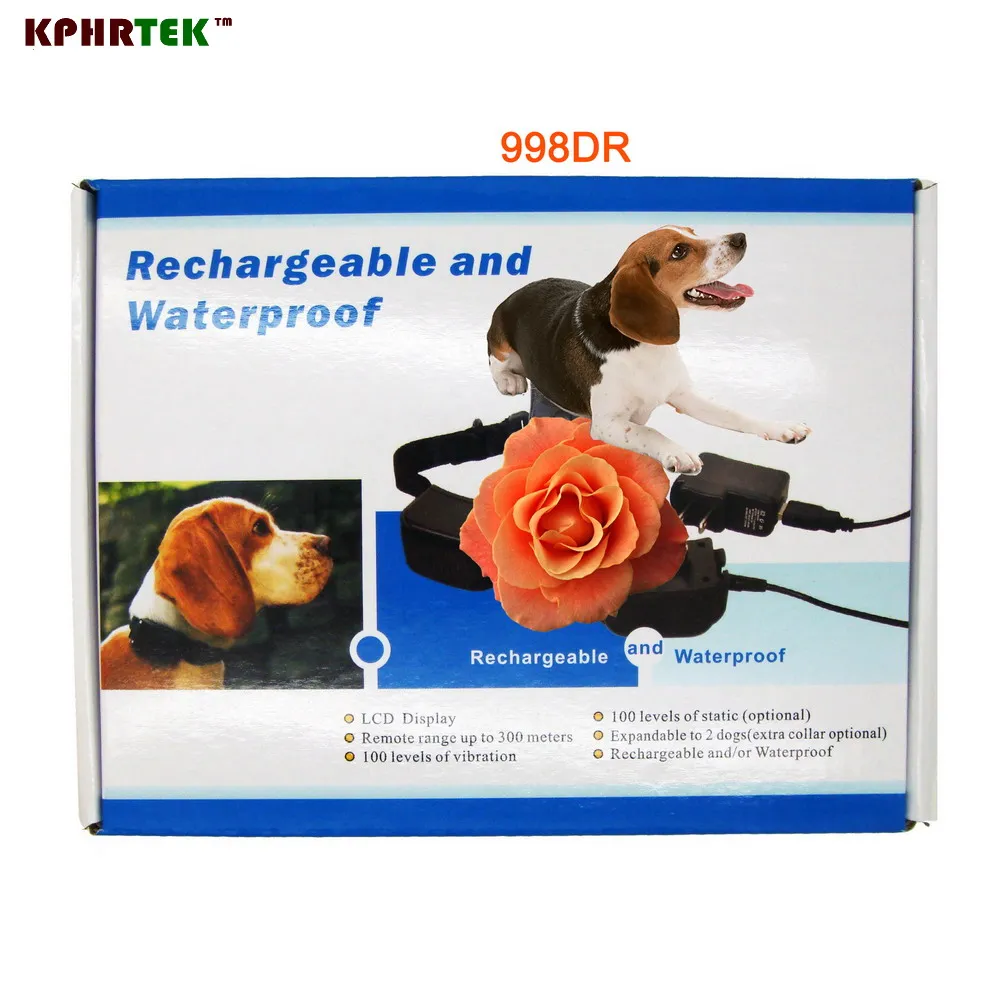 Ошейник для дрессировки домашних животных перезаряжаемый и водонепроницаемый 300