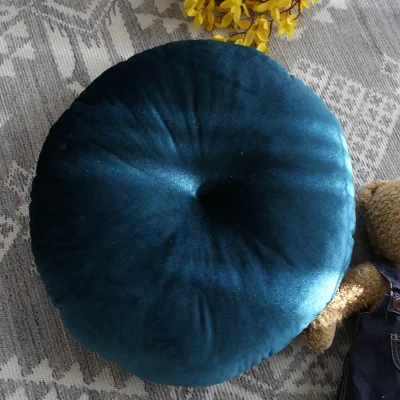 peacock blue 40 мм/45 мм/55 см темно-синий/orange/зеленый/желтый/бежевый Подушка-футон мягкий эркерное окно подушка балкон татами подушки сиденья стула - Цвет: peacock blue