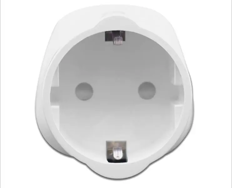 Регулируемая мощность ЕС ЕВРО 2 булавки к Великобритании 3 Plug AC Универсальный