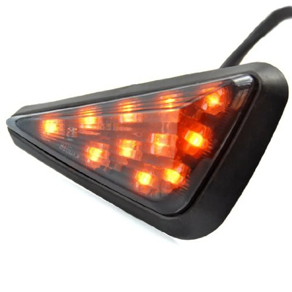 2 шт. Led Изменение направления универсальный мотоцикл обтекатель передний