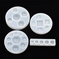 snasan silicone mold half ball oblate cabochon pendant resin silicone mould jewelry making handmade tool epoxy resin molds