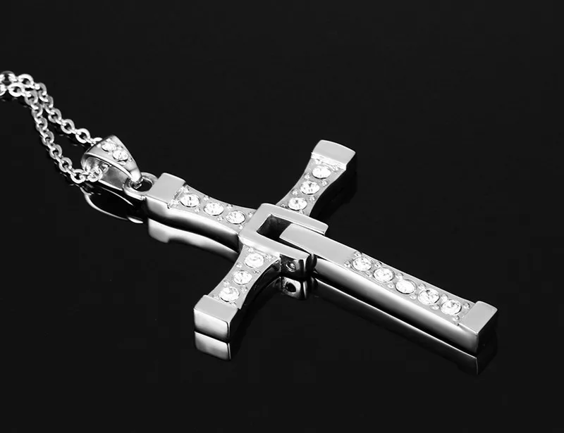Vnox Форсаж Подвески с крестом кулон Для мужчин Jewelry Титан Сталь Одежда высшего