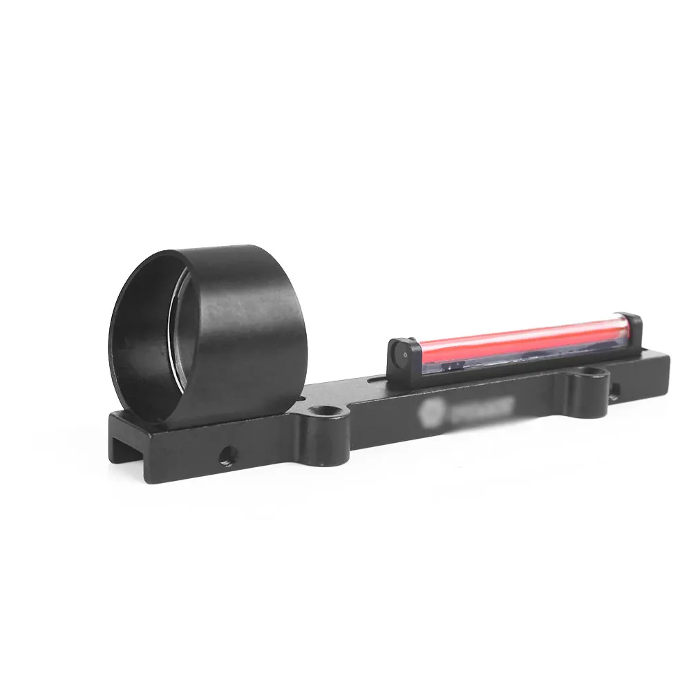 Волоконный коллиматор с красной точкой 1x28 прицел для охоты стрельбы 11 мм