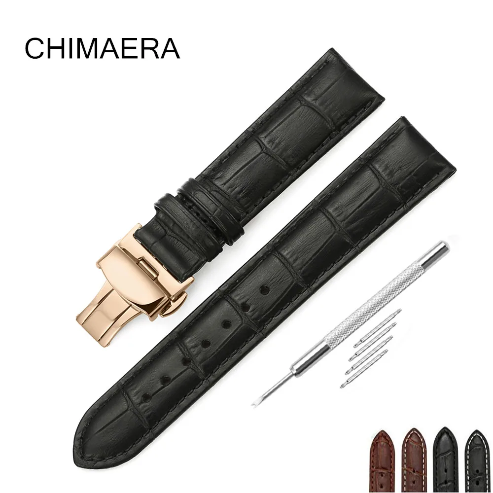 Ремешок для часов CHIMAERA ремешок из натуральной кожи 12 мм 13 14 15 16 18 19 20 21 22 24 мм|strap for