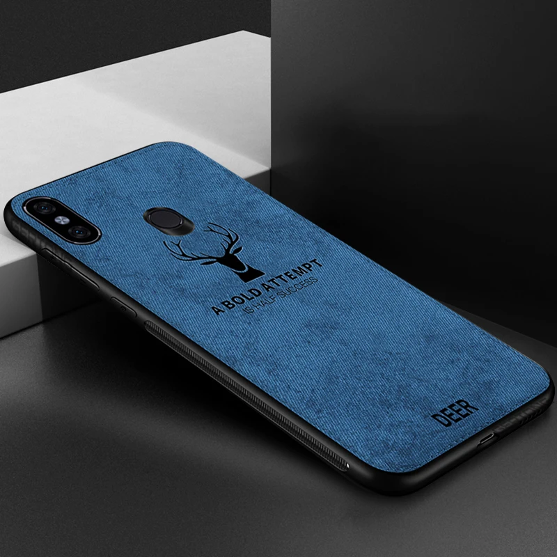 Blue Мягкий тканевый чехол для телефона GerTong для Xiaomi mi 9 8 Lite 9T Pro mi x 3 2S Max 3 A1 A2 Lite mi 9 SE mi 8 чехол s олень Ткань задняя крышка - Цвет: Blue