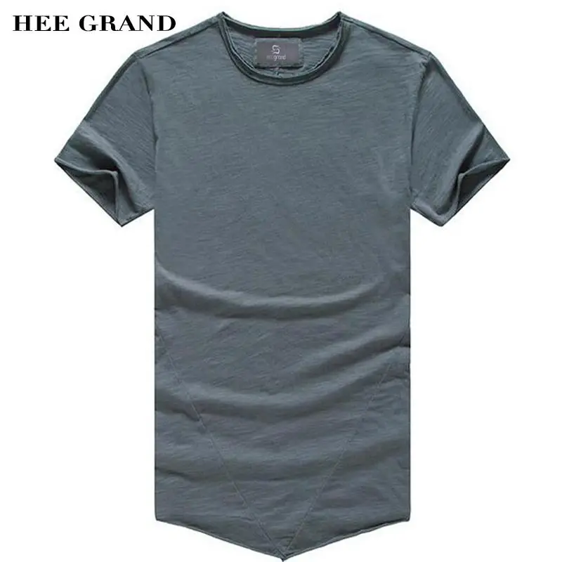 Hee Grand/2018 г. Лидер продаж мужские летние повседневные футболки с круглым вырезом