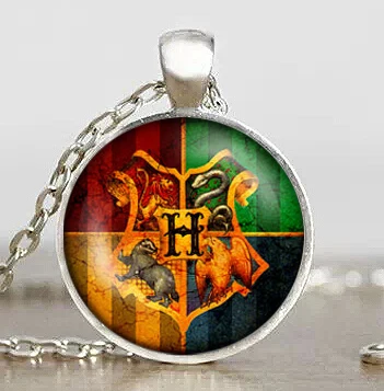 US movie Hogwarts школьная печать ожерелье 1 шт./лот подвеска из бронзовой стали