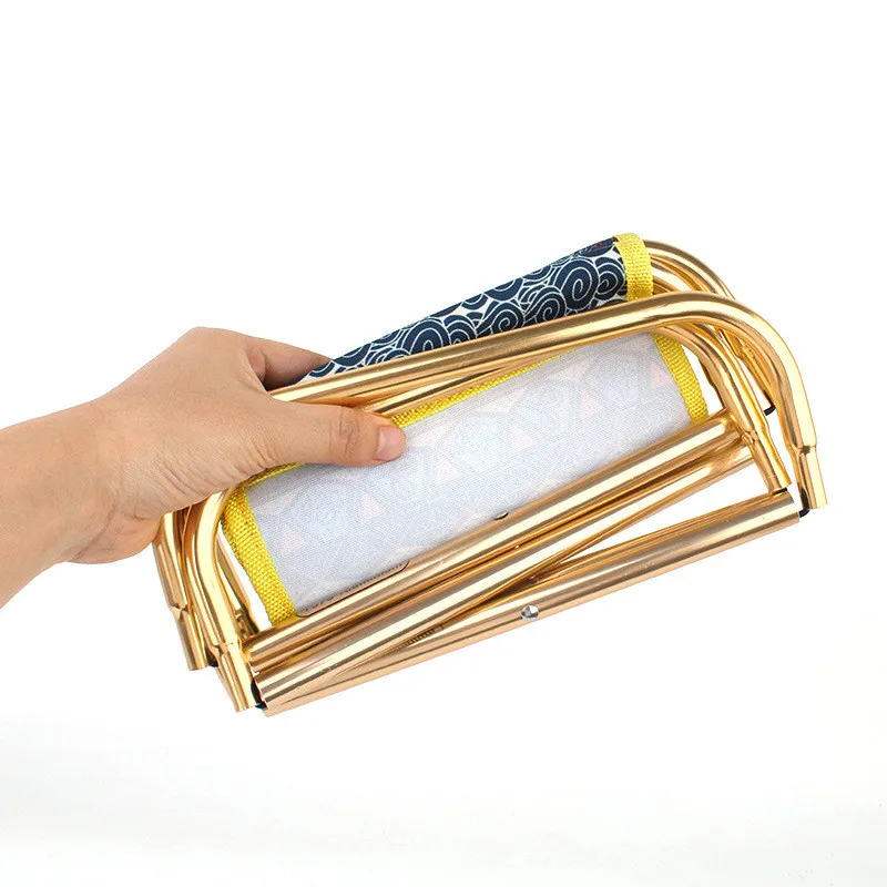 Мини Портативный складной табурет для кемпинга алюминиевый стул рыбалки сиденье