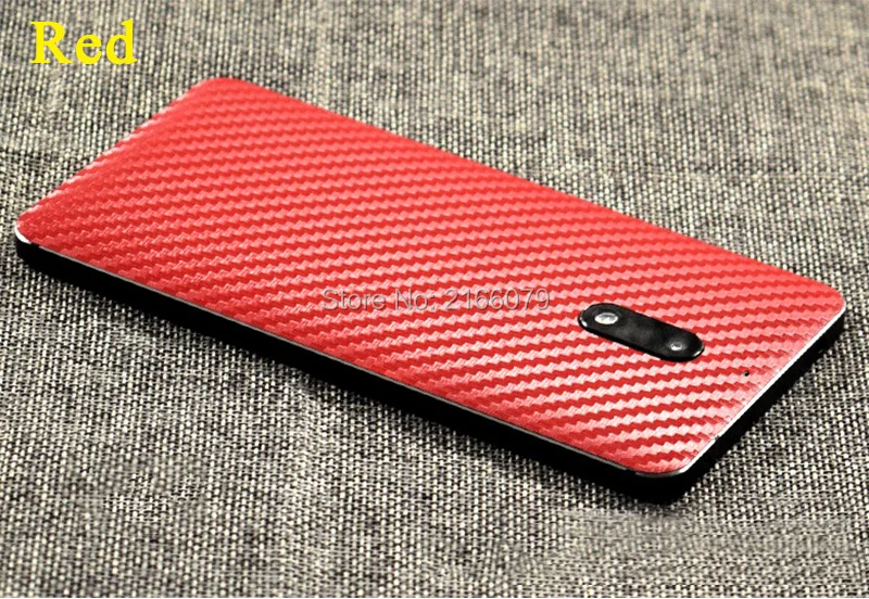 Для Nokia 6 (2017) TA-1000 TA-1003 TA-1025 5 &quotполная задняя наклейка КОЖА 3D углеродного волокна