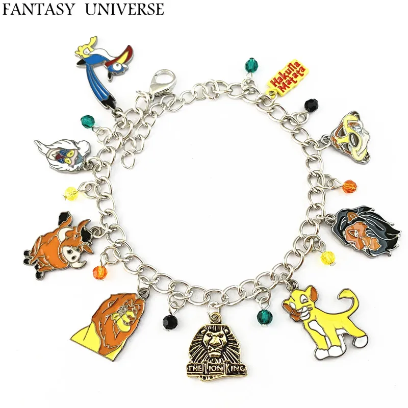 Fantasy Universe 20 шт. в партии браслет с изображением короля льва JRHRSGZSL03