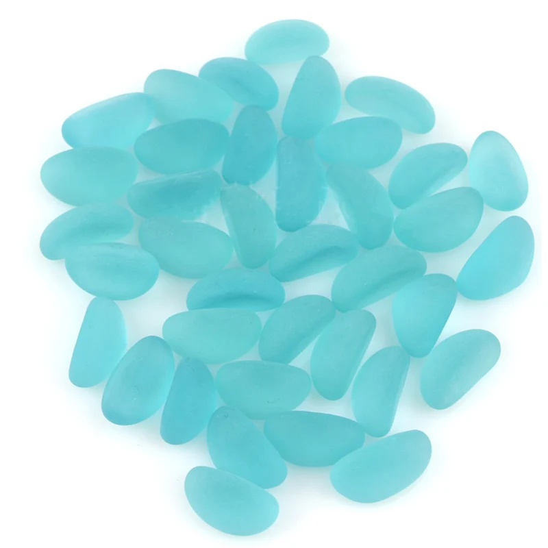 100 г/лот Декоративные Искусственные стеклянные камушки для аквариума украшения