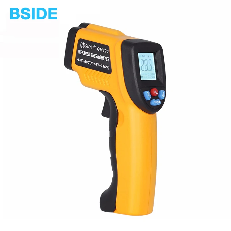 Новый ЖК цифровой ИК инфракрасный термометр пирометр BSIDE GM320 измеритель