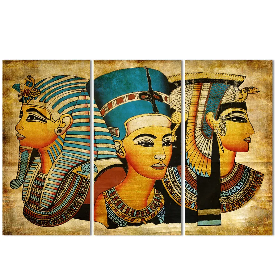 

3pcs/set 5D DIY Diamond Painting Pharaoh Of Ancient Egypt Full Square 5d Diamond Embroidery Cross Stitch painting Home Decor
