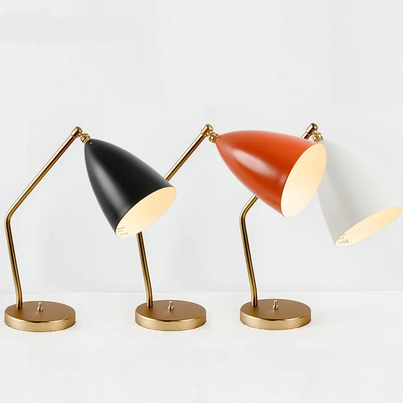 Скандинавская комната для гостей настольная лампа Настольные лампы оранжевый