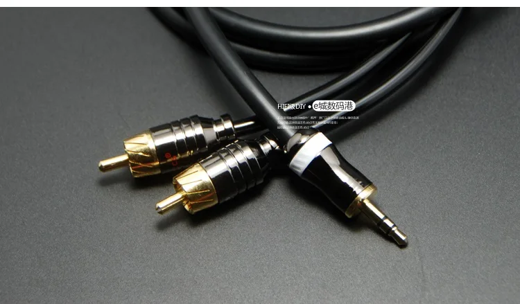 Аудиокабель от Hi Fi 3 5 мм до 2 RCA стандартный аудиокабель Prolink 100 со штекером типа