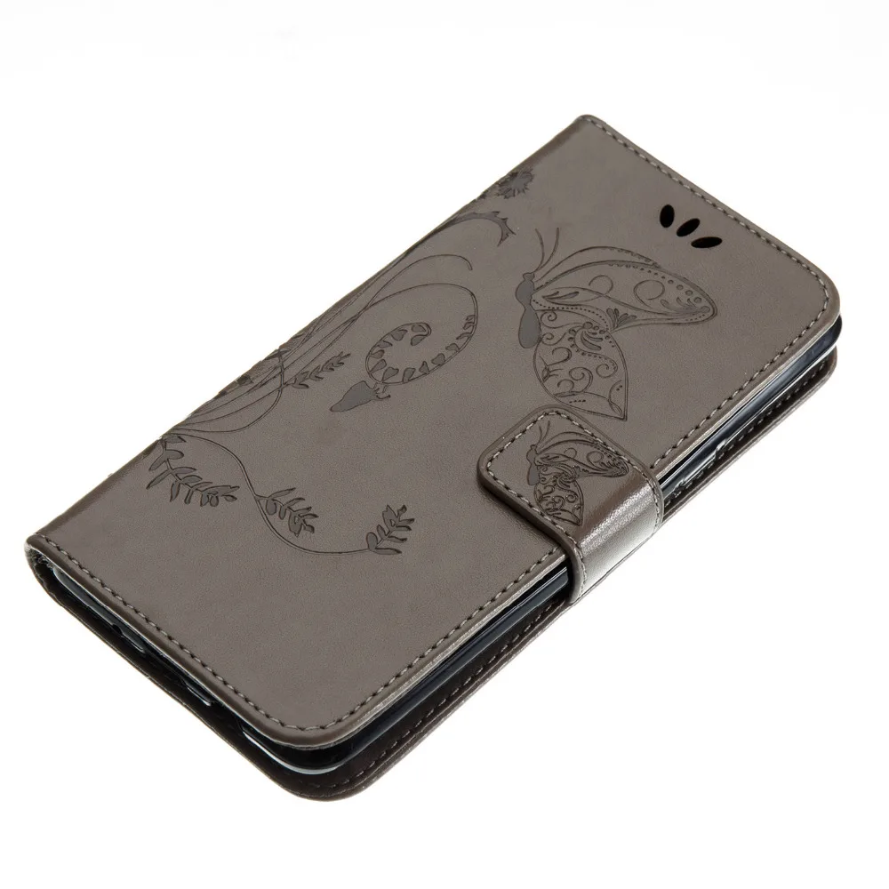 Butterfly Printing Book Style Wallet Flip Leather Phone Case Cover For Samsung Galaxy J3 2017 J320 US Version | Мобильные телефоны